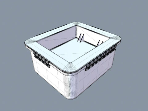 Drain Box Water 3D Model