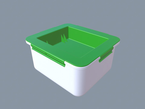 Drain Box Water 3D Model