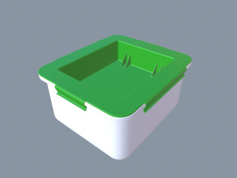 Drain Box Water 3D Model