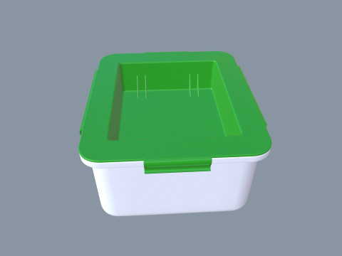 Drain Box Water 3D Model
