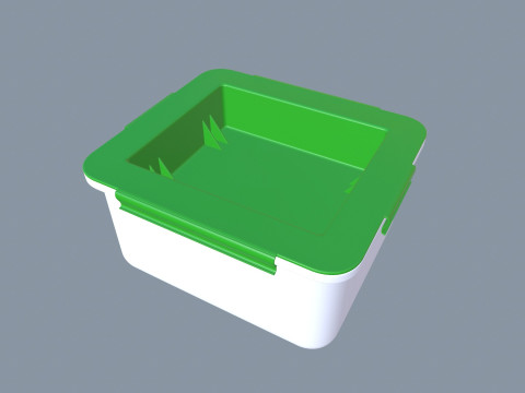 Drain Box Water 3D Model
