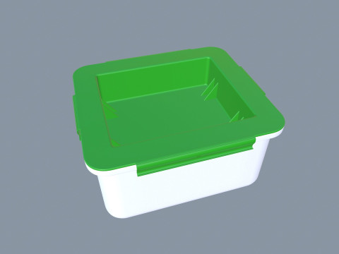 Drain Box Water 3D Model