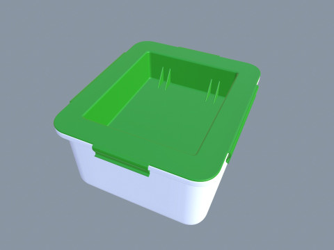 Drain Box Water 3D Model