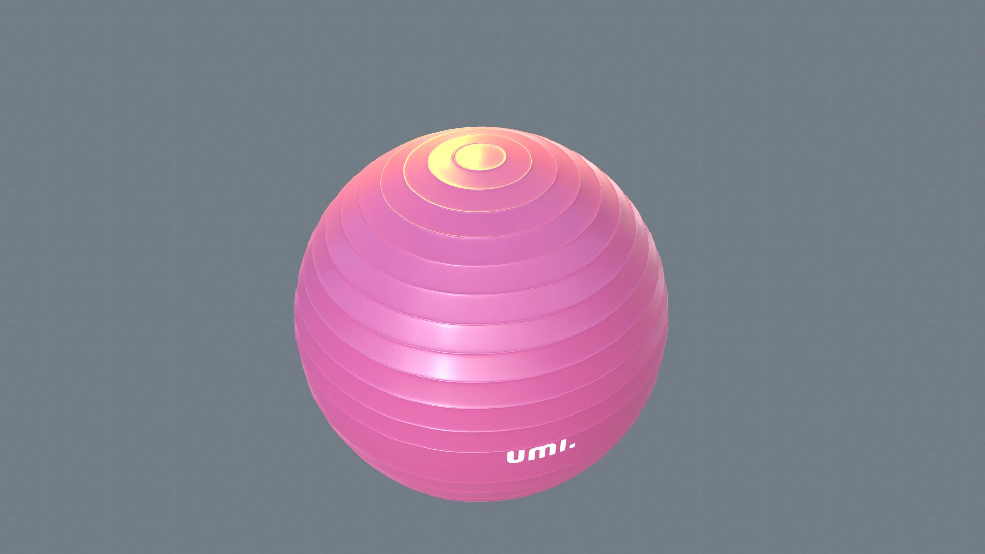 Gym Ball 3D Model .c4d .max .obj .3ds .fbx .stl .blend 