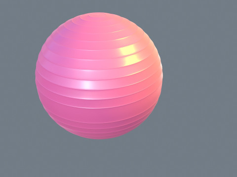 Gym Ball 3D Modell