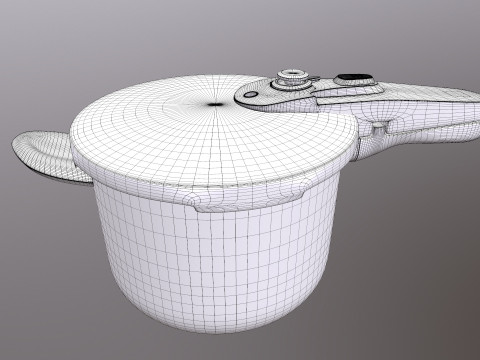 Pressure Cooker 3D Model