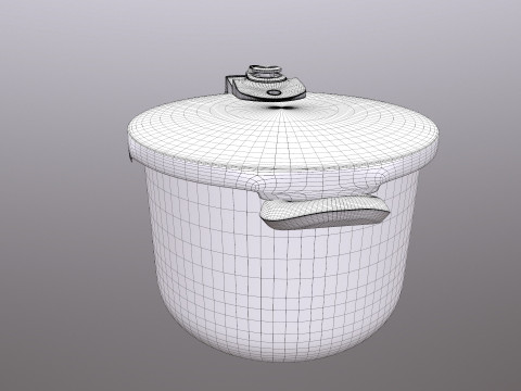 Pressure Cooker 3D Model