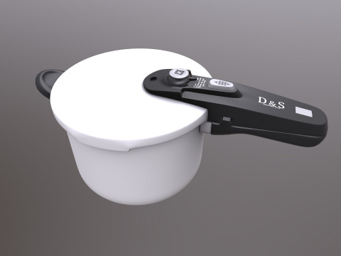 Pressure Cooker 3D Model