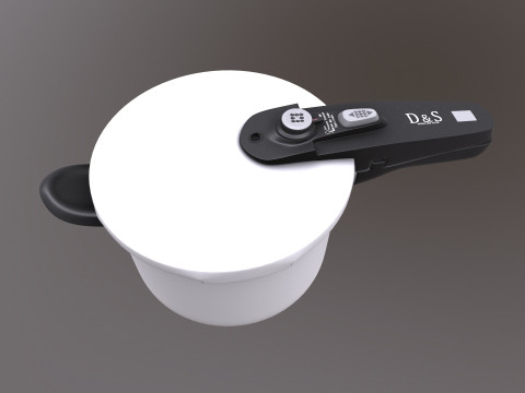 Pressure Cooker 3D Model