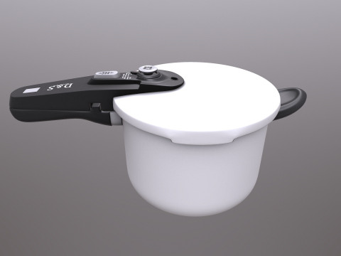 Pressure Cooker 3D Model