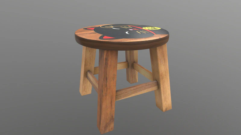 Table 3D Model .c4d .max .obj .3ds .fbx .stl .blend 
