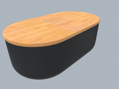 BAMBOO LUNCH BOX 3D Model