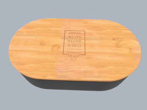 BAMBOO LUNCH BOX 3D Model
