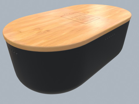 BAMBOO LUNCH BOX 3D Model