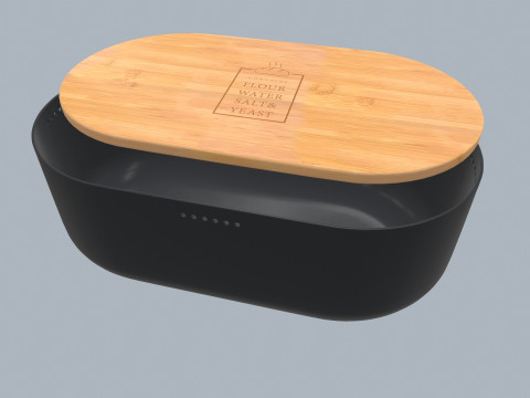 BAMBOO LUNCH BOX 3D Model