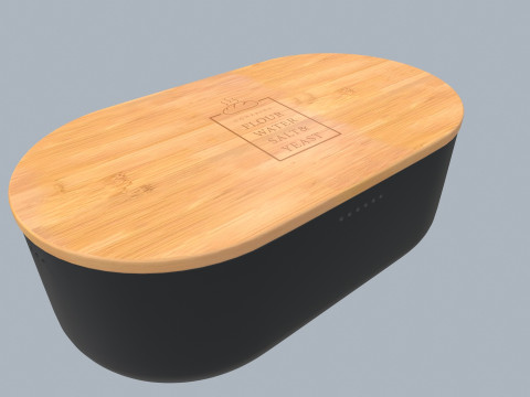 BAMBOO LUNCH BOX 3D Model