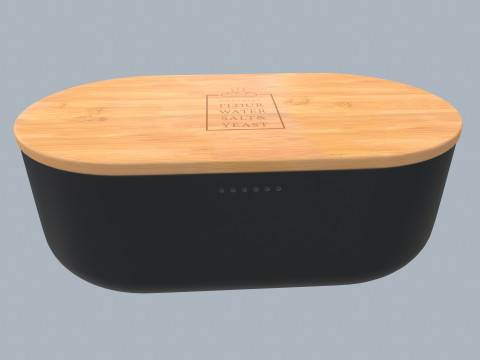 BAMBOO LUNCH BOX 3D Model