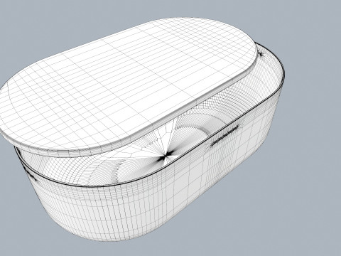 BAMBOO LUNCH BOX 3D Model