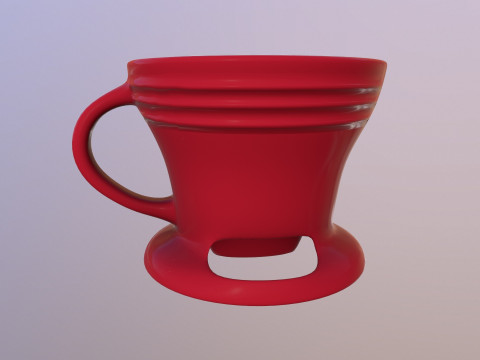 CREUSET CUP 3D 모델