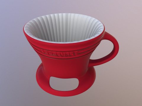 CREUSET CUP 3D 모델