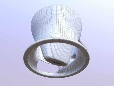 CREUSET CUP 3D 모델