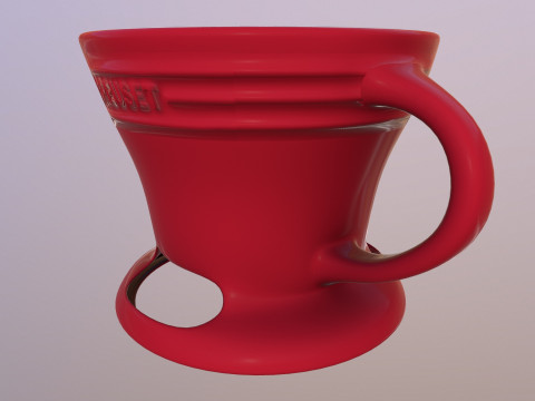 CREUSET CUP 3D 모델