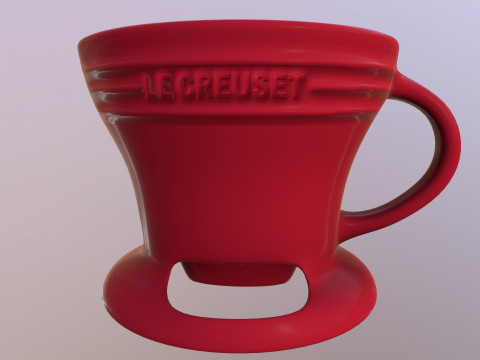 CREUSET CUP 3D 모델