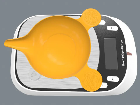 Digital Scale Machine 3D Model