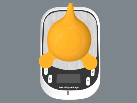 Digital Scale Machine 3D Model