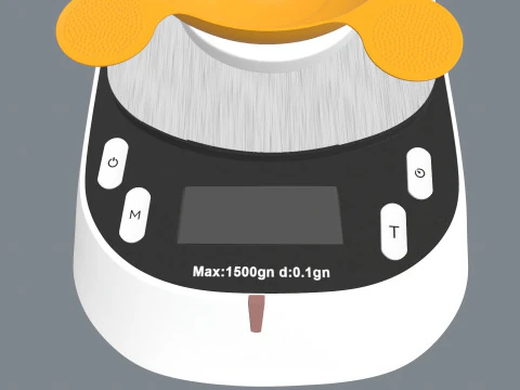 Digital Scale Machine 3D Model