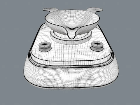 Digital Scale Machine 3D Model