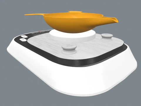 Digital Scale Machine 3D Model