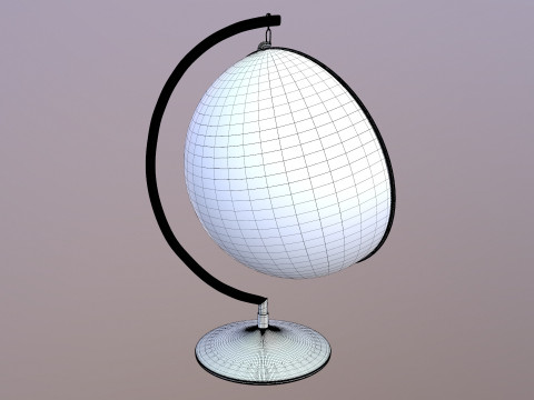 Hemisphere Hanging Chair Transparent 3D मॉडल