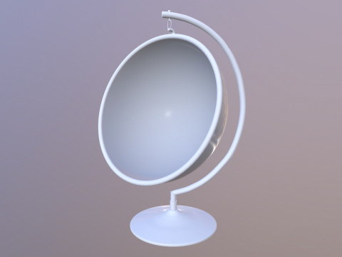 Hemisphere Hanging Chair Transparent 3D मॉडल