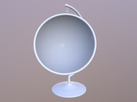Hemisphere Hanging Chair Transparent 3D मॉडल