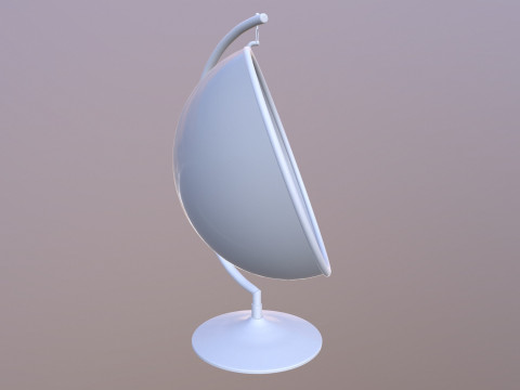 Hemisphere Hanging Chair Transparent 3D मॉडल