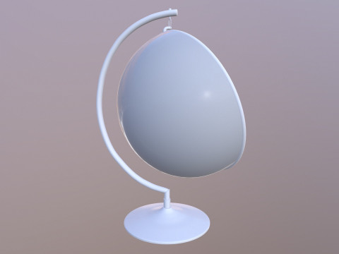 Hemisphere Hanging Chair Transparent 3D मॉडल