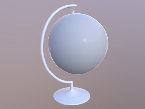 Hemisphere Hanging Chair Transparent 3D मॉडल