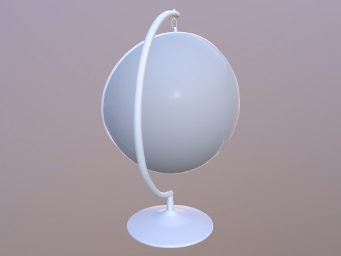 Hemisphere Hanging Chair Transparent 3D मॉडल