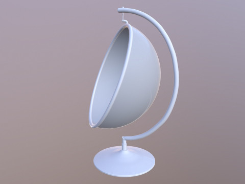 Hemisphere Hanging Chair Transparent 3D मॉडल