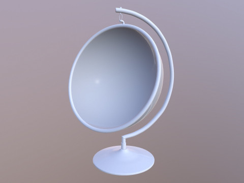 Hemisphere Hanging Chair Transparent 3D मॉडल