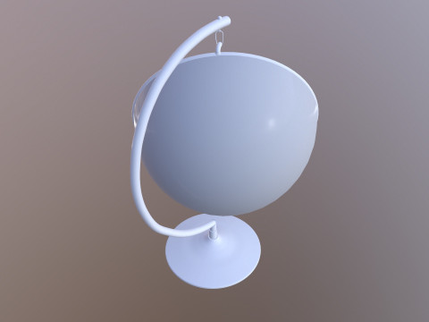 Hemisphere Hanging Chair Transparent 3D मॉडल