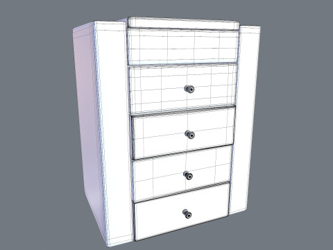 Jewellery Cabinet 3D Model