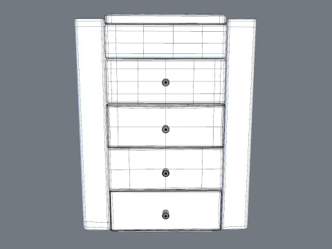 Jewellery Cabinet 3D Model