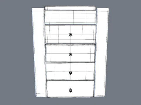 Jewellery Cabinet 3D Model