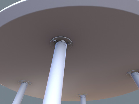Round Table 3D Model