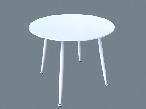 Round Table 3D Model