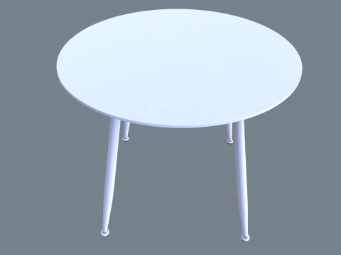 Round Table 3D Model