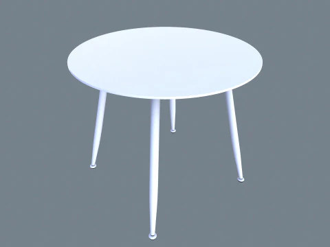 Round Table 3D Model