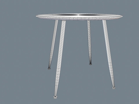 Round Table 3D Модель